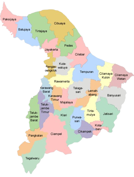 Peta Karawang